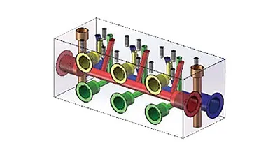 NG6 Standard Flow Parallel Circuit Manifold