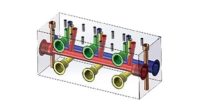 NG10 Standard Flow Parallel Circuit Manifold